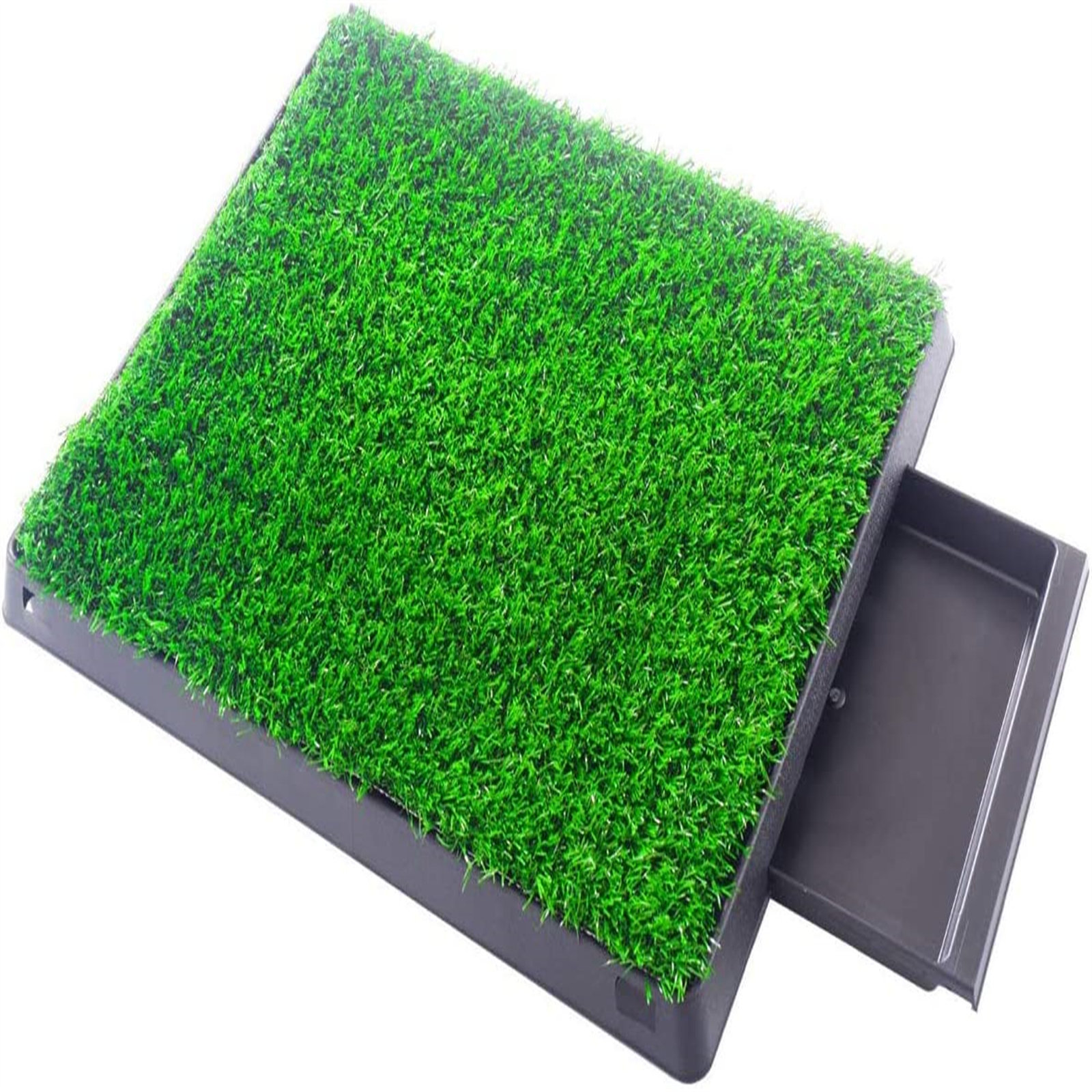Tucker Murphy Pet™ Dog Grass Pad With Tray, Artificial Grass Mats